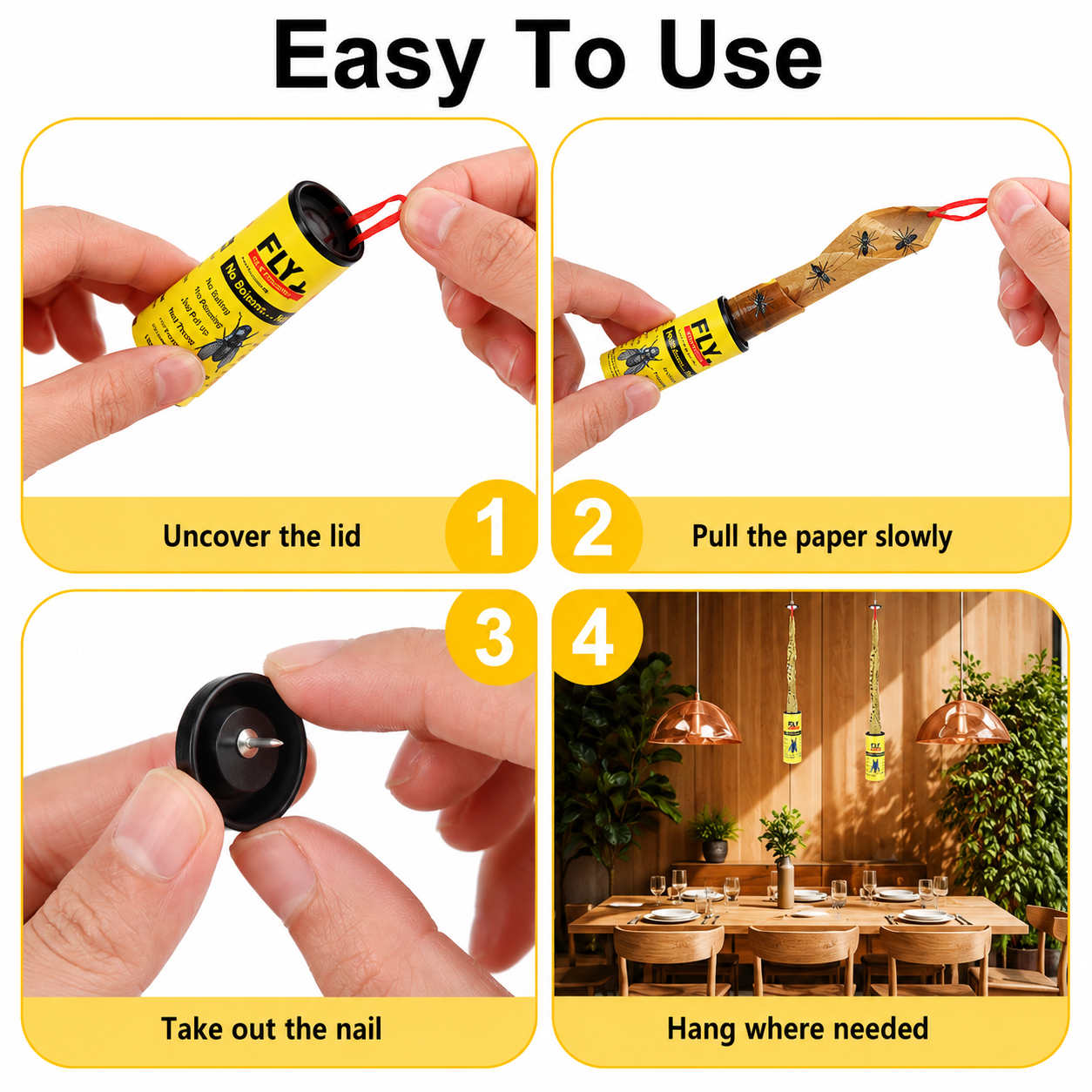 Coremaster Fly Ribbon Trap - Sticky Hanging Fly Tape