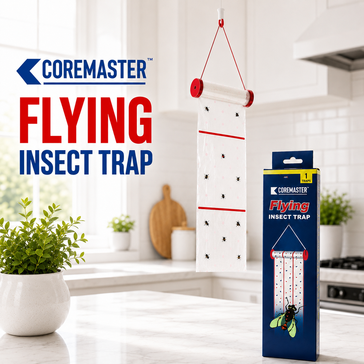 Coremaster Flying Insect Trap - Disposable Hanging Trap