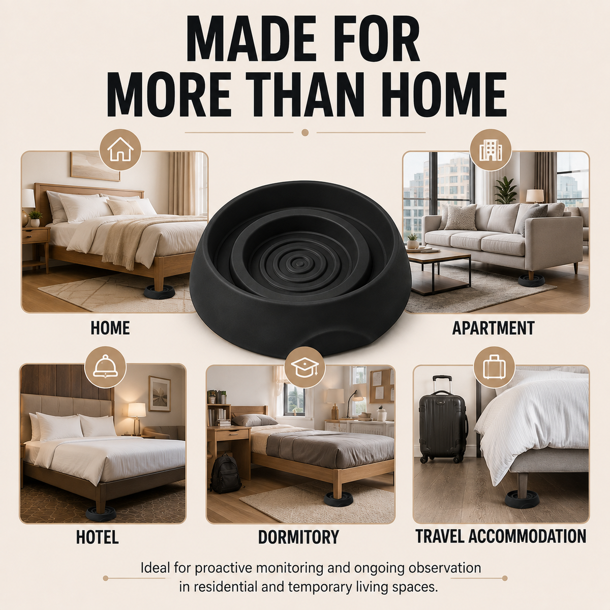 Coremaster Bed Bug Interceptors for Beds & Furniture - Chemical-Free Monitors
