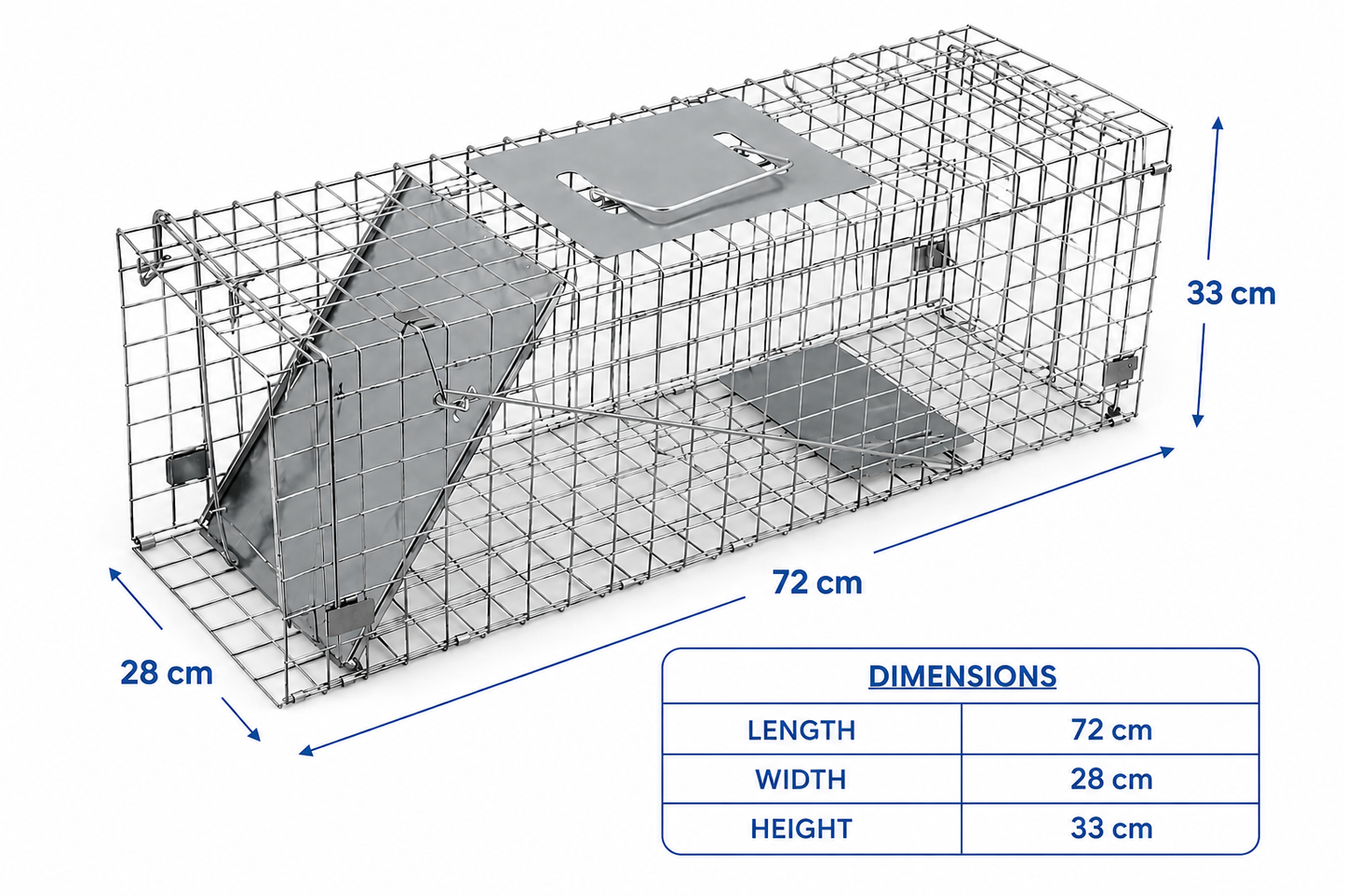 Coremaster Live Animal Trap - Humane Foldable Cage Trap