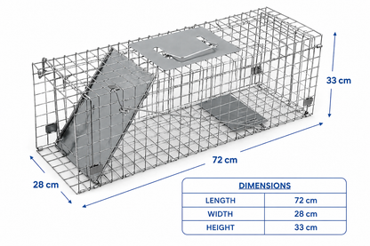 Coremaster Live Animal Trap - Humane Foldable Cage Trap