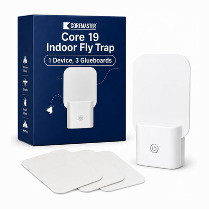 Core 19 indoor fly trap 1 device, 3 Glue Boards
