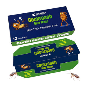 12-pack Cockroach Glue Trap (Blue)