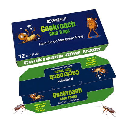 12-pack Cockroach Glue Trap (Blue)