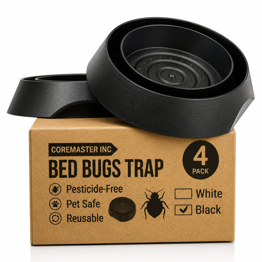 Coremaster Bed Bug Interceptors for Beds & Furniture - Chemical-Free Monitors