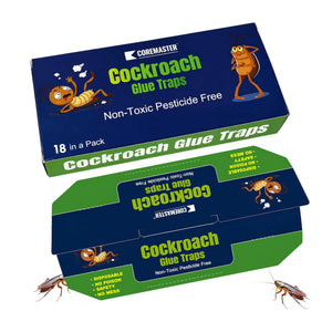 18-Pack Cockroach Glue Trap (Blue)