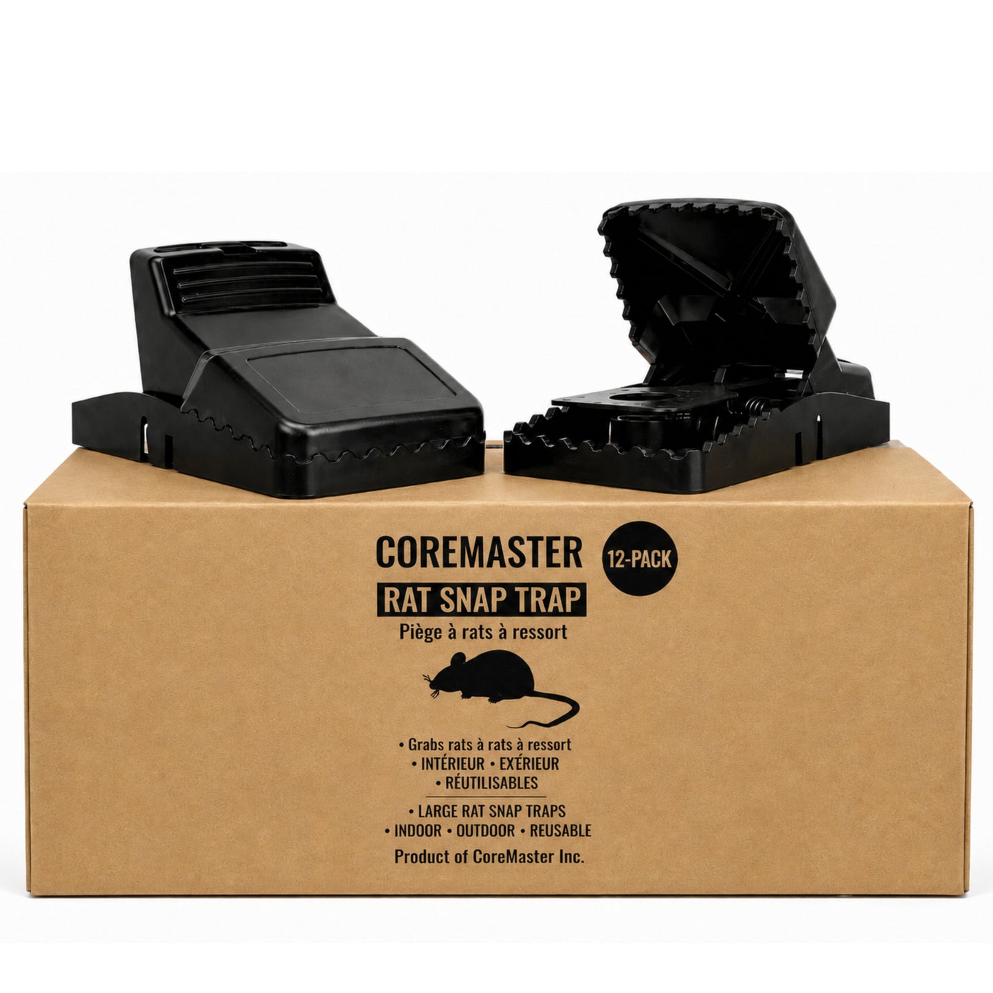 12- Pack Rat Snap Trap