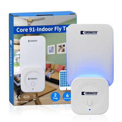 Core 91 Indoor Fly Trap 2 Device, 6 Glue Boards