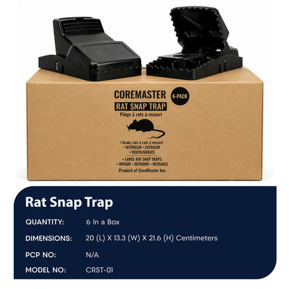 6-Pack Rat Snap Trap