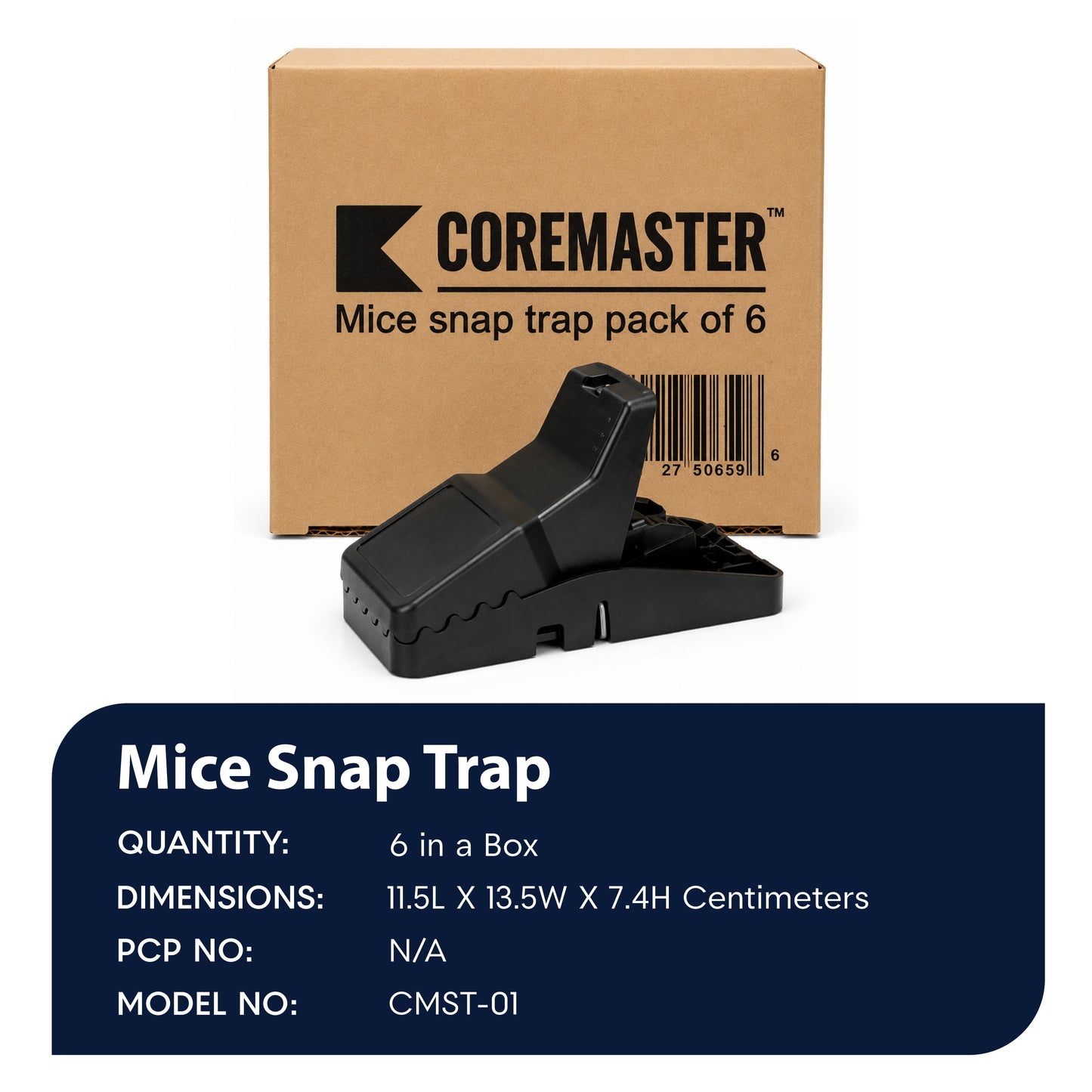 6-Pack Mice Snap trap