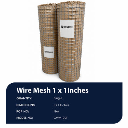 3Ftx100Ft Wire Mesh 1x1 Inches