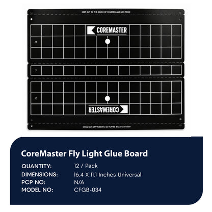 12-Pack Fly Light Glue Board