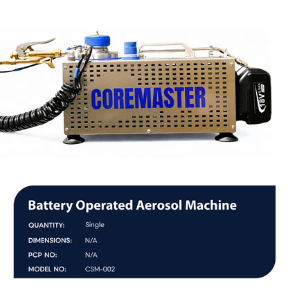 Battery Operated Aerosol Machine