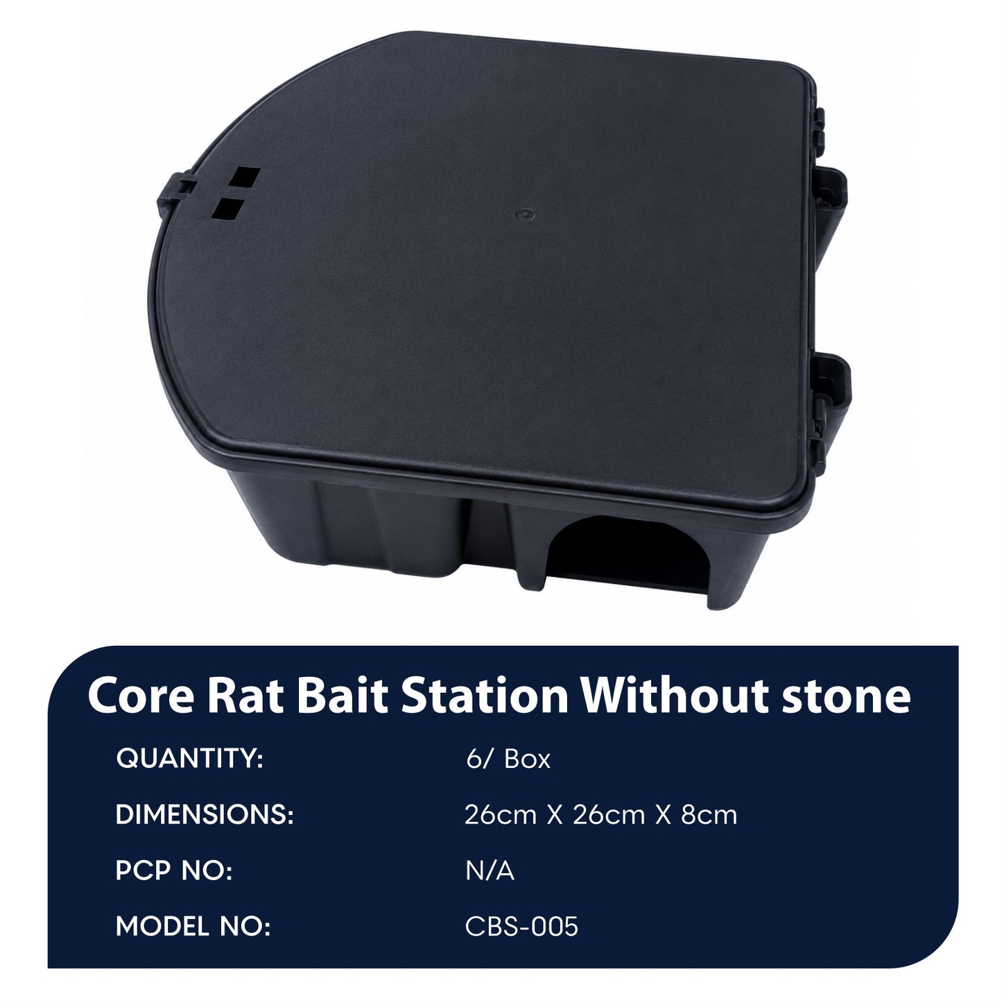 Core Rat Bait Stations without Stone