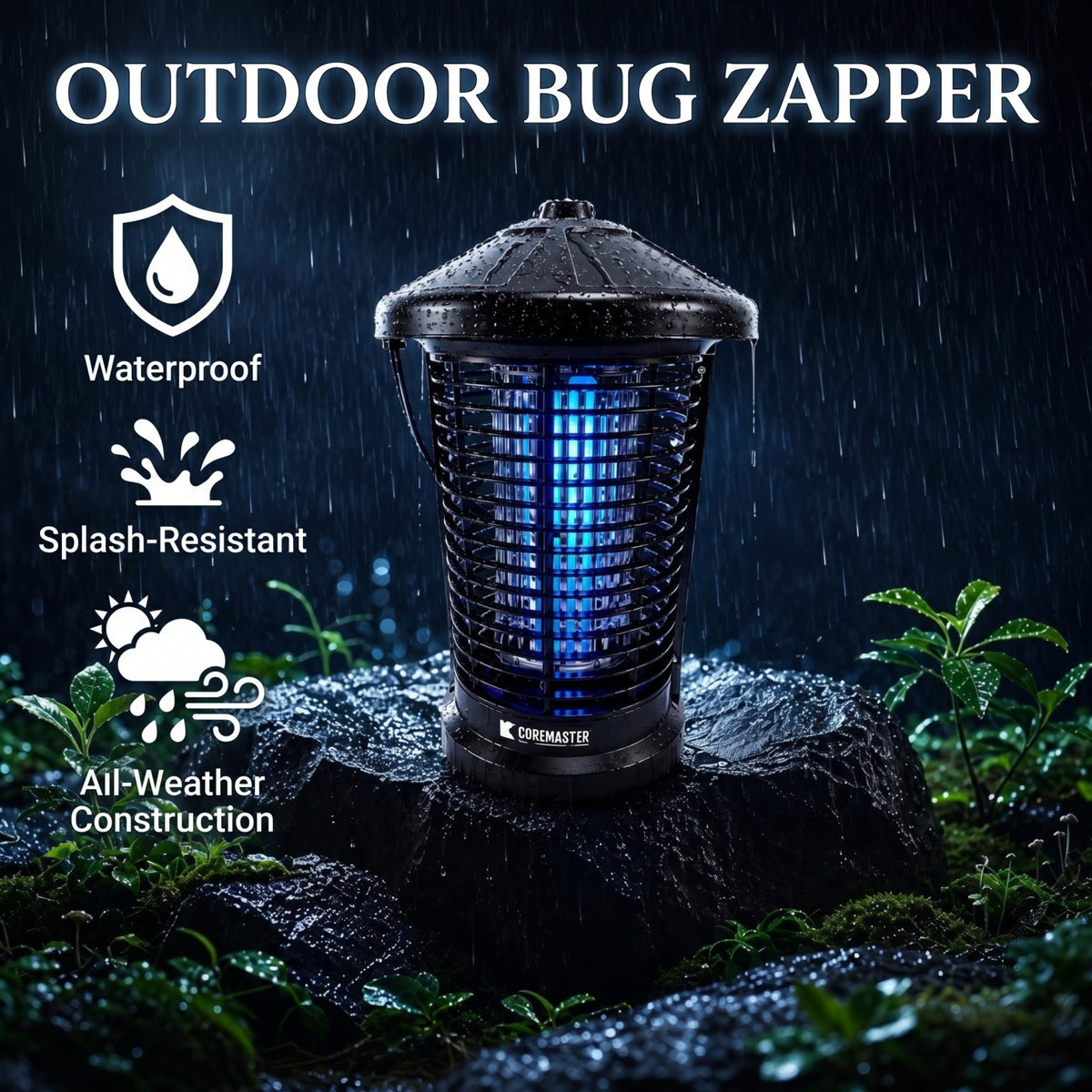 Coremaster Core 506 Outdoor Insect Killer – 18W LED Bug Zapper for Patio, Garden & Backyard