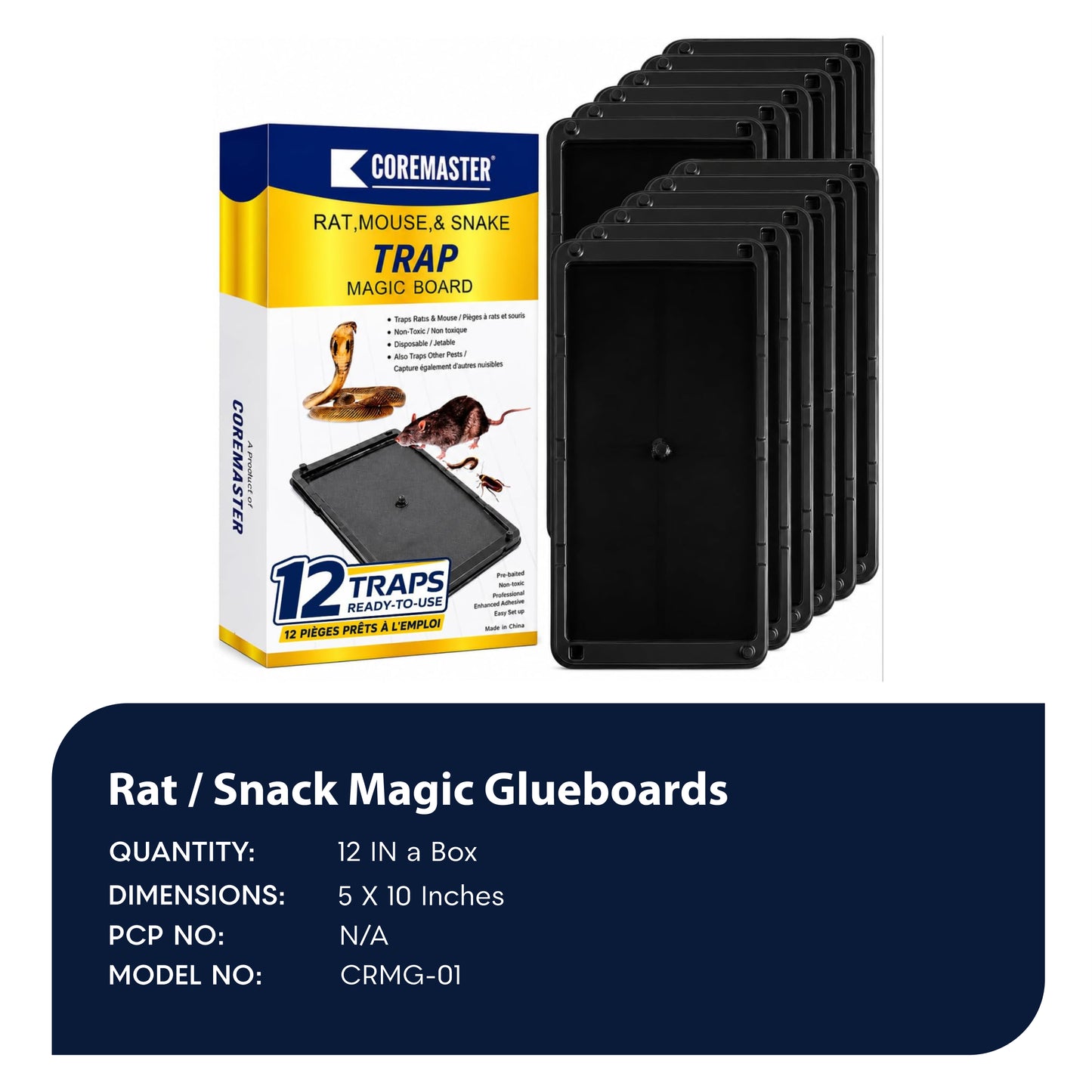 12- Pack Rat / Snack Magic Glueboards