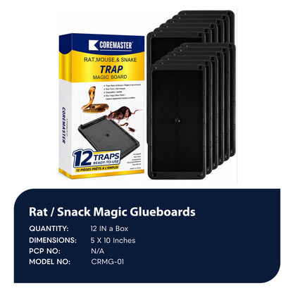 12- Pack Rat / Snack Magic Glueboards
