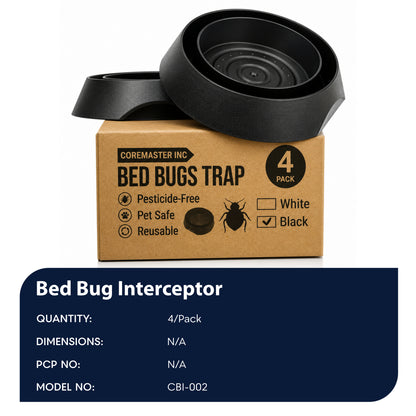 (4-Pack) Bed Bug Interceptor
