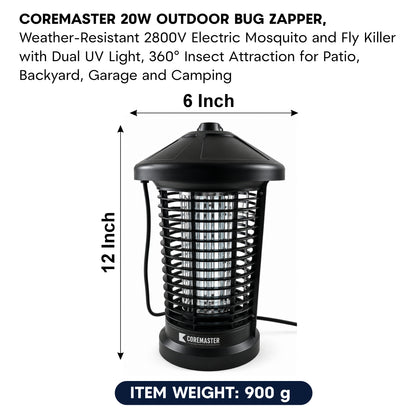 Outdoor Fly zapper Light