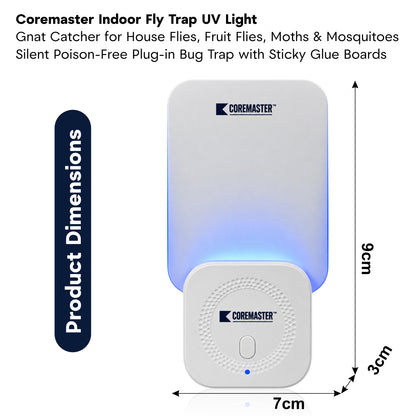 Core 91 Indoor Fly Trap 2 device, 6 Glue Boards