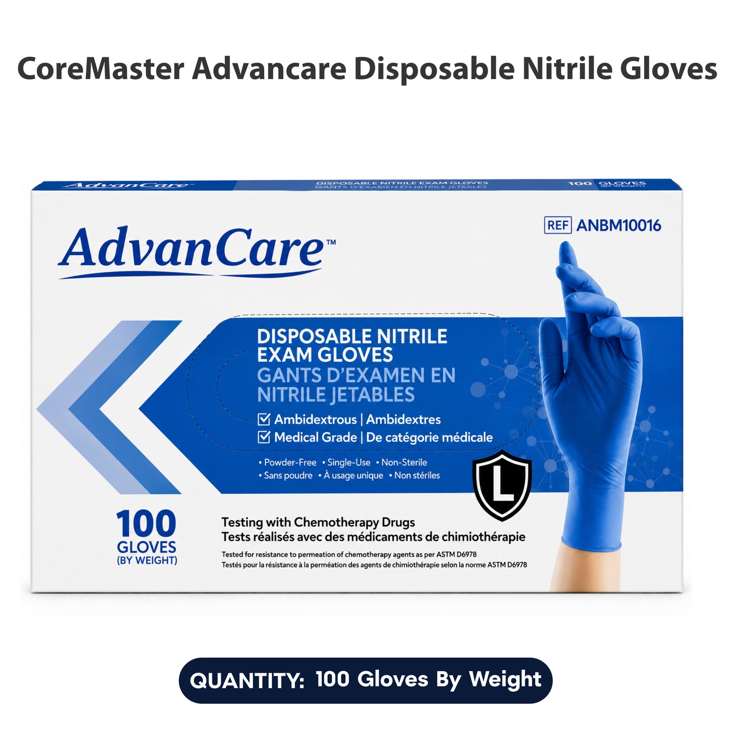 Advancare Disposable Nitrile Gloves