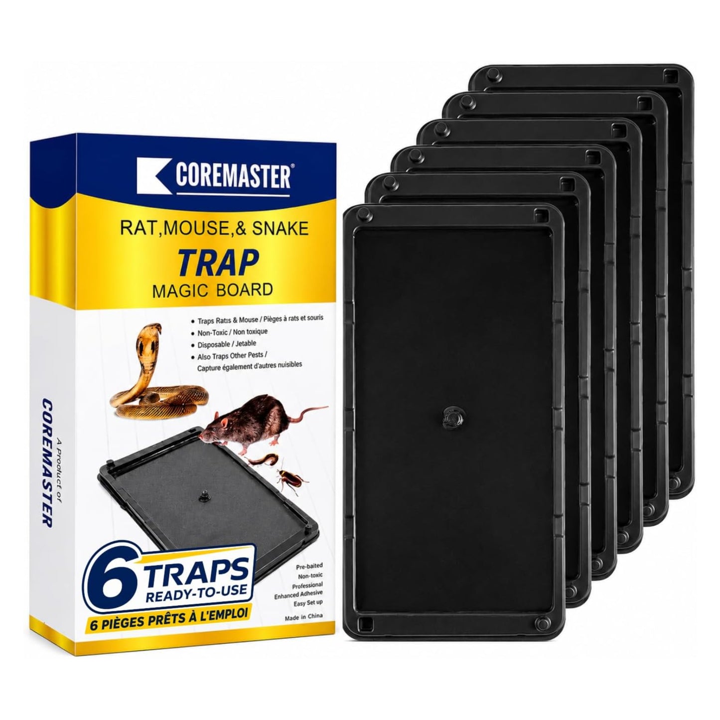 6-pack Rat / Snack Magic Glueboards