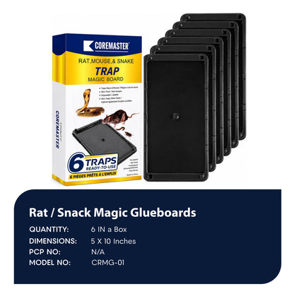 6-pack Rat / Snack Magic Glueboards