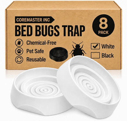 Coremaster Bed Bug Interceptors for Beds & Furniture - Chemical-Free Monitors
