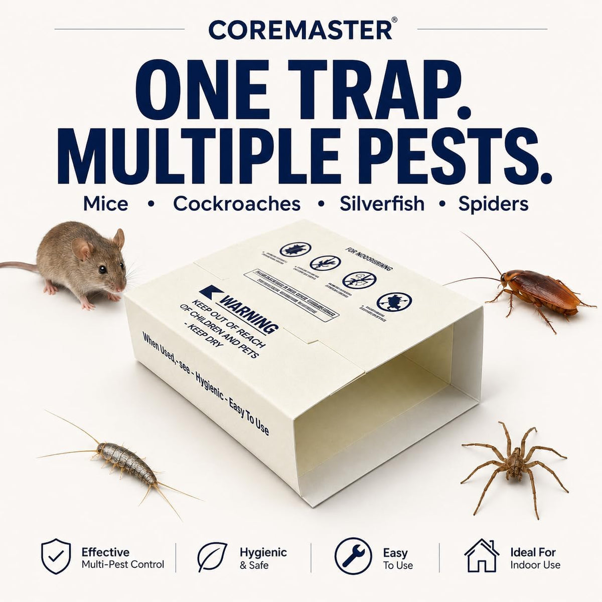 24 Pack Mouse & Insect Glue Traps – Indoor Pest Control