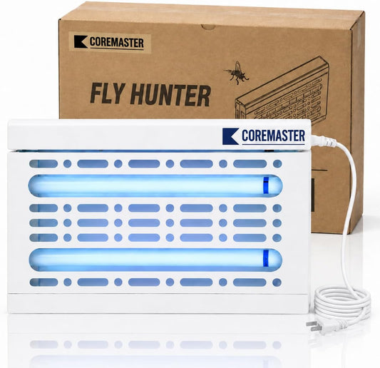 Coremaster FlyHunter 30 Commercial Fly Light Trap – 30W White Indoor Fly Control