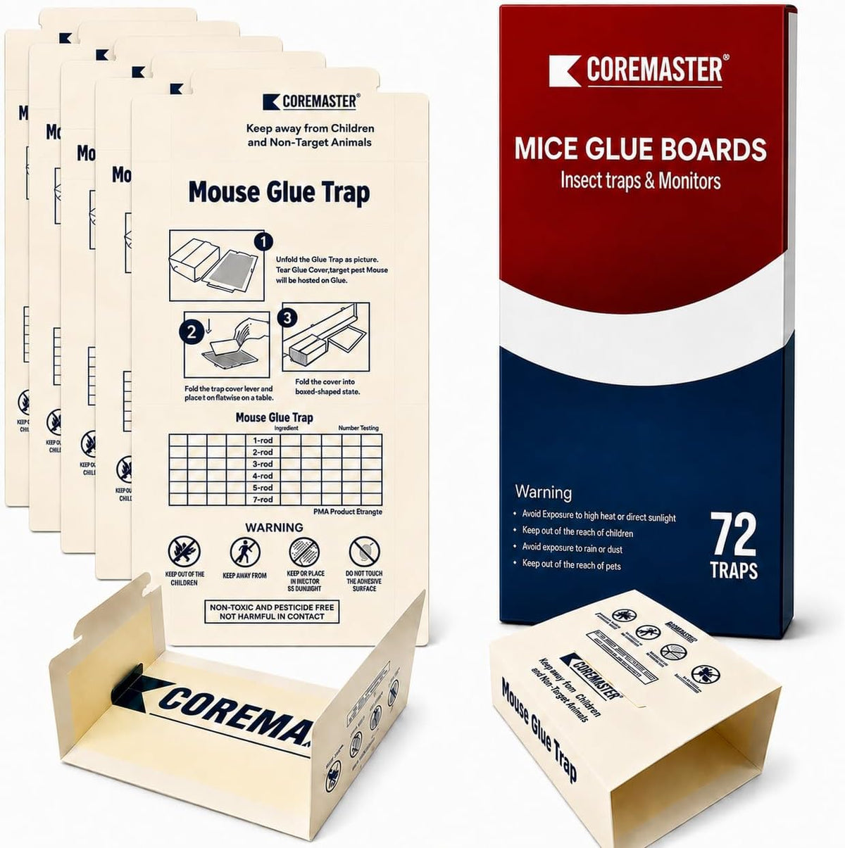24 Pack Mouse & Insect Glue Traps – Indoor Pest Control