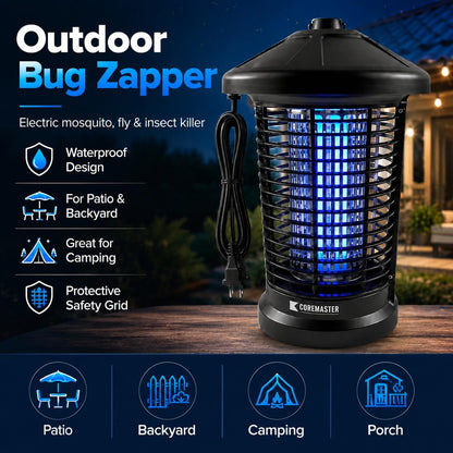 Coremaster Core 506 Outdoor Insect Killer – 18W LED Bug Zapper for Patio, Garden & Backyard