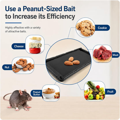 Mouse Glue Traps, 24 Pack, Sticky Traps for Mice, Rats & Snakes
