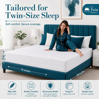 Coremaster Waterproof Bed Bug Mattress Protector - Zippered Encasement