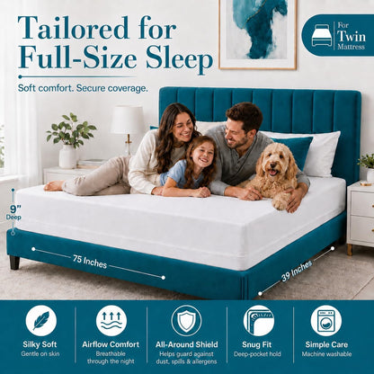 Coremaster Waterproof Bed Bug Mattress Protector - Zippered Encasement