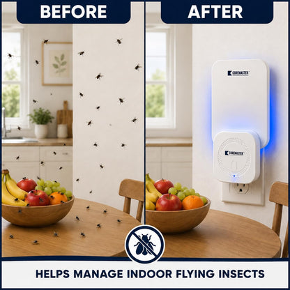 Coremaster Core 91 Indoor Fly Trap – Plug-In UV Light Trap with Glue Boards for Flies, Gnats & Moths