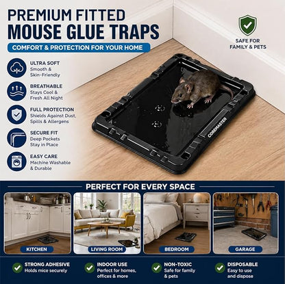 Coremaster Mouse Glue Traps for Indoor Rodent Control - 4 Pack