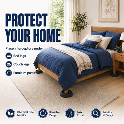 Coremaster Bed Bug Interceptors for Beds & Furniture - Chemical-Free Monitors