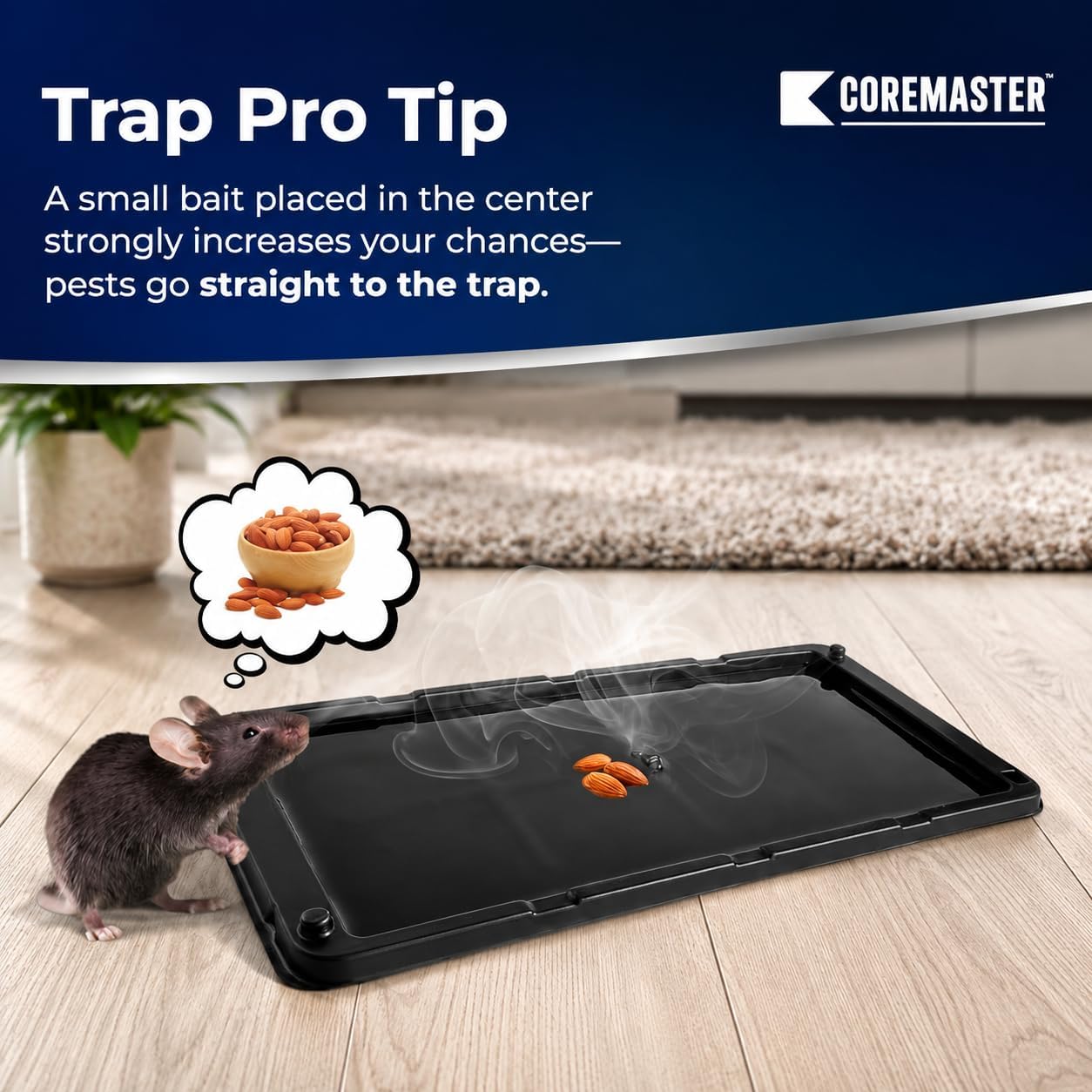 Mouse Glue Traps, 30 Pack, Sticky Traps for Mice, Rats & Snakes