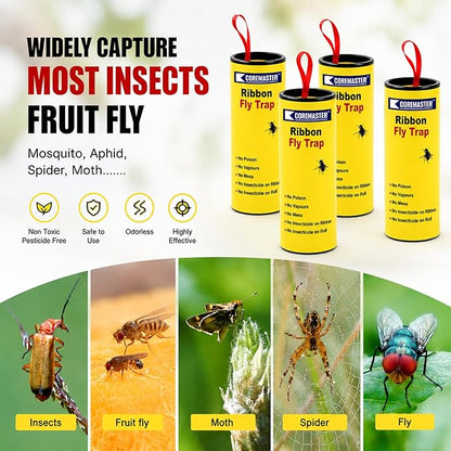 Coremaster Fly Ribbon Trap - Sticky Hanging Fly Tape