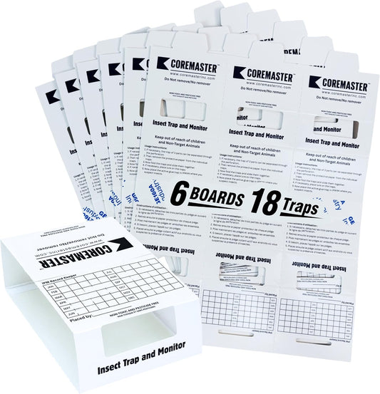 Coremaster Insect Monitor Traps for Roaches, Ants & Crawling Insects