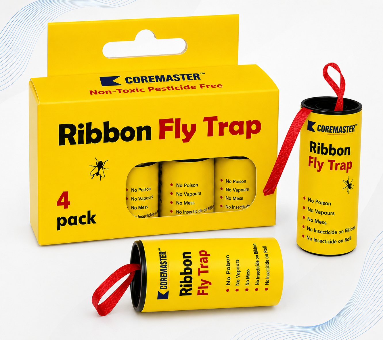 Coremaster Fly Ribbon Trap - Sticky Hanging Fly Tape