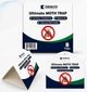 Coremaster Clothes Moth Traps - Pheromone Traps for Wardrobes & Closets (4 & 8 Pack)