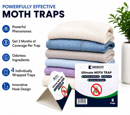 Coremaster Clothes Moth Traps