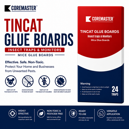 Coremaster Tin Cat Glue Boards for Mouse & Insect Monitoring