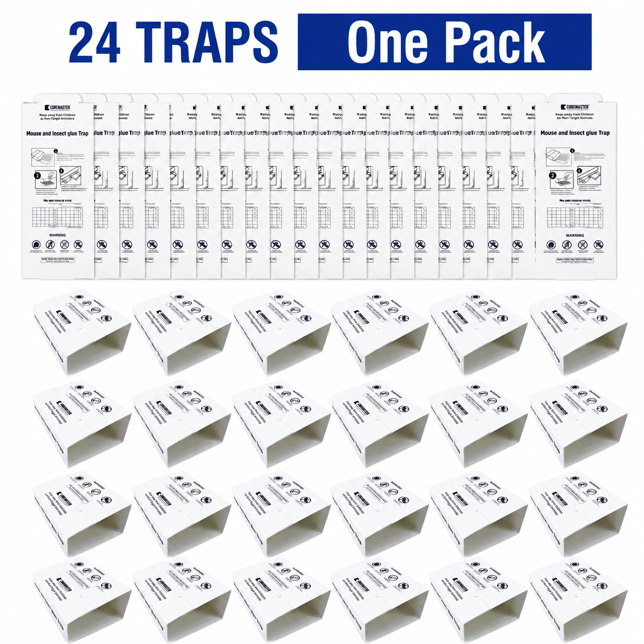 Coremaster Tin Cat Glue Boards for Mouse & Insect Monitoring