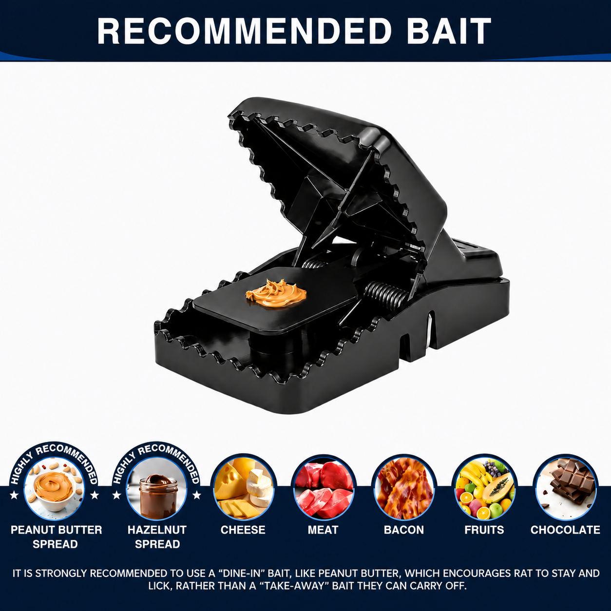 Coremaster Professional Rodent Snap Traps for Rats & Mice