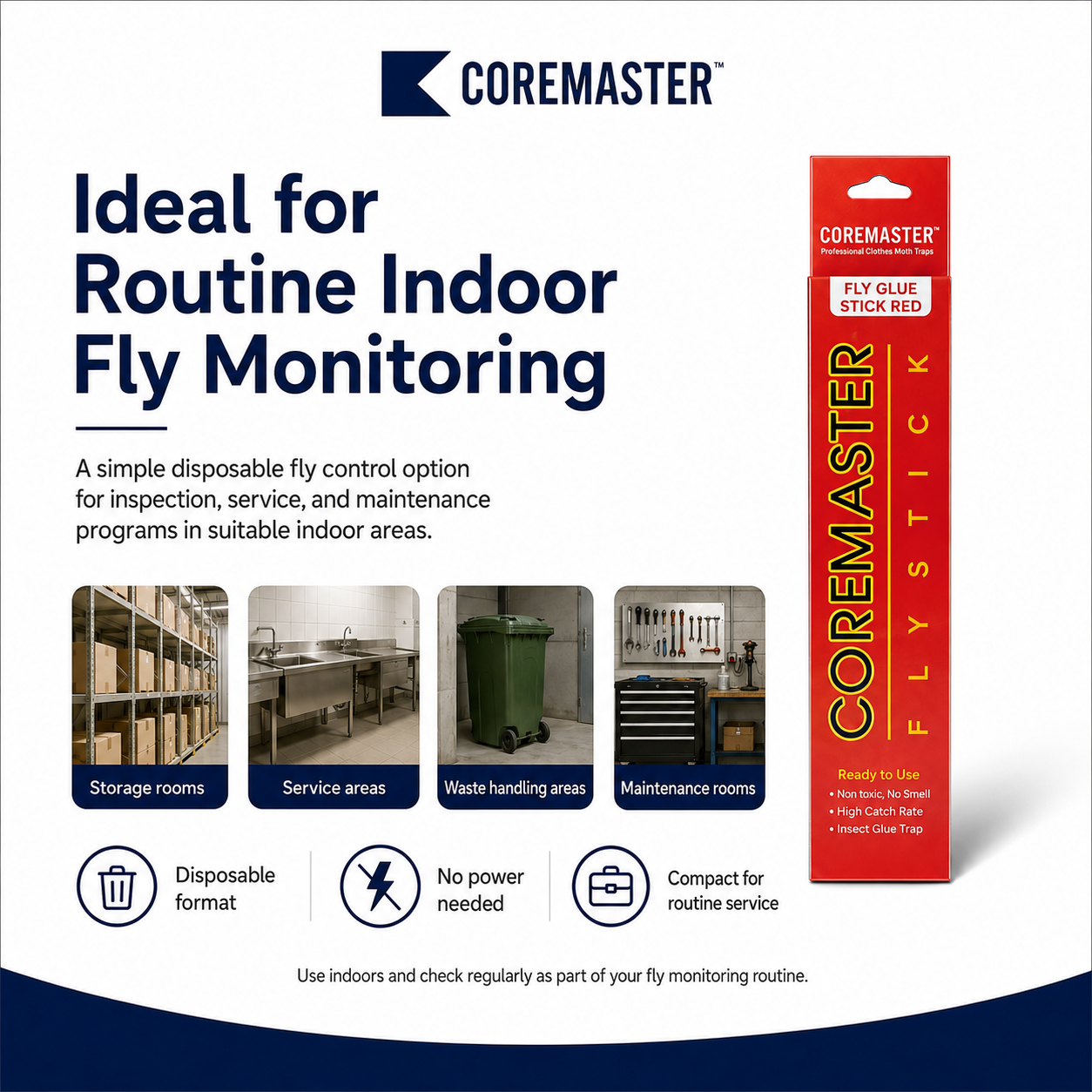 CoreMaster Fly Glue Stick Red