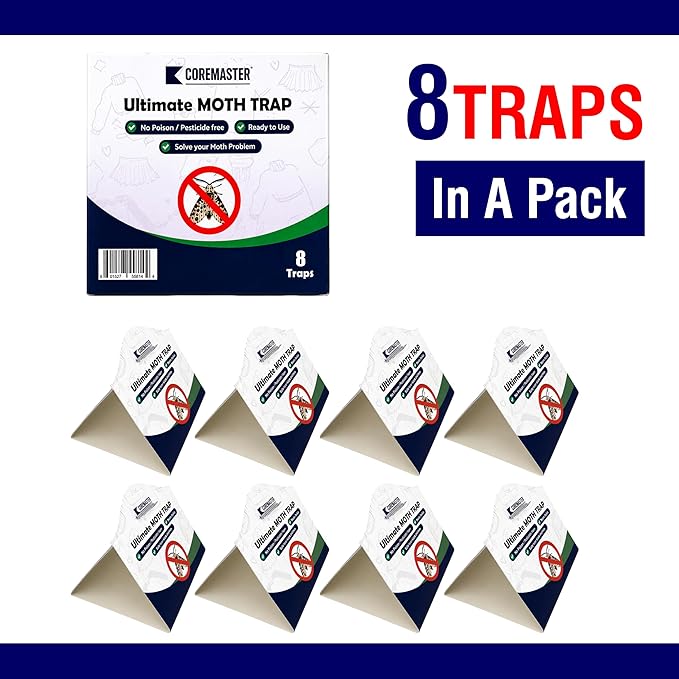 Coremaster Clothes Moth Traps