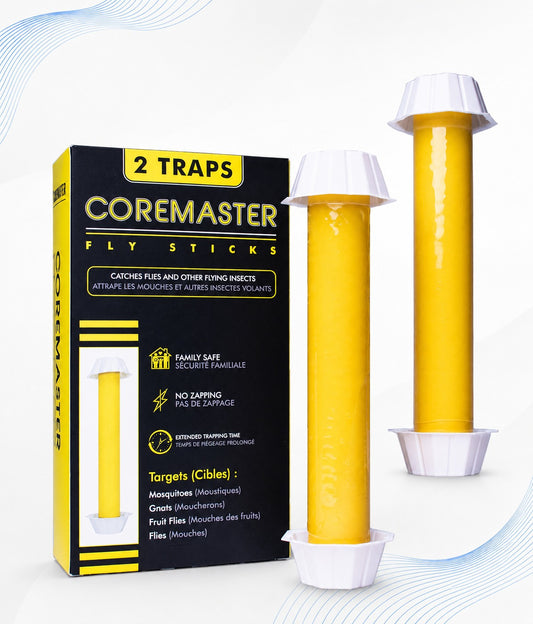 Coremaster Hanging Fly Traps - 2 Pack